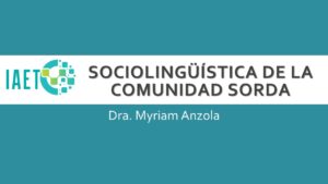 Sociolingüística de la comunidad sorda